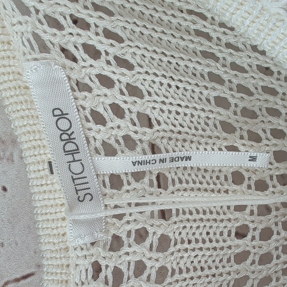 Nordstrom Cream Sleeveless Midi Dress Medium New Nwt - Picture 4 of 4